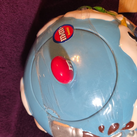 M&M'S Colorful Character Candy Jar, Cookie Jar- Blue, Orange, Green - Picture 7 of 8